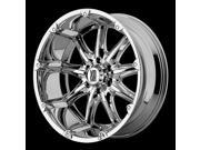 Wheel Pros XDWXD77929063212N KMC XD SERIES 20x9 779 BADLANDS CHROME 6X135 bp 4.53 b s 12 offset