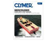 CLYMER B740 Clymer MerCruiser Stern Drives 1964 1985 w TR and TRS 1986 1987