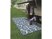 CAMCO C1W42841 8X16 OUTDOOR MAT BLUE S