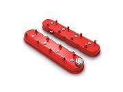HOLLEY HOL241 113 VALVE COVER TALL LS GLOSS RED FINISH