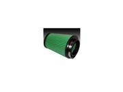 GREEN FILTER G512356 Air Filter 3.5 mounting inside diameter 5 height 6 base 5 top; round tapered