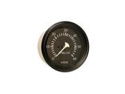 VDO 333 11798 Allentare Black 6000RPM 3 3 8 85mm Sterndrive Tachometer 12V Black Bezel