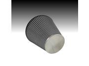 GREEN FILTER G512864 Air Filter round tapered style; Cone Air Filter; 4 mounting inside diameter; 7.8 height; 7.8 outside diameter base; 4.75 outside diameter