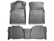 Husky Liners HSL98582 10 11 TUNDRA DOUBLE CAB CREWMAX CUSTOM MOLDED FRONT and 2ND SEAT FLOOR LINER GREY