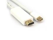 VCOM CG681 6.6FEET WHITE CG681 6.6FEET WHITE 6.6ft DisplayPort Male to Mini DisplayPort Male Cable White