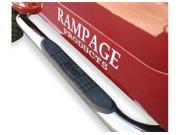 RAMPAGE RAM9427 07 C WRANGLER JK BODY SIDE GUARDS WITH STEP 2DR POLISHED STAINLESS
