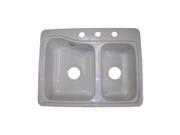 DUO FORM D6P53251920B3 RECESSED DOUBLE SINK 5 7D