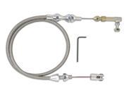 LOKAR PERFORMANCE PRODUCTS LOCTCP1000HT HI TECH THROTTLE CABLE KIT; 24IN.; STAINLESS STEEL HOUSING; W POLISHED ENDS;