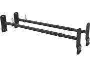 CROSS TREAD INDUSTRIES CRO88002 STEEL BLACK GUTTER MOUNT VAN RACK 800LBS