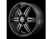 Wheel Pros A789078064730 AR890 17X8 6X114.3 BLACK