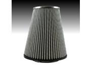 GREEN FILTER G512866 Air Filter round tapered style; Cone Air Filter; 4.5 mounting inside diameter; 9 height; 8 outside diameter base; 5 outside diameter top;