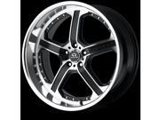 Wheel Pros A782121012735 WL021 20X10 5X114.3