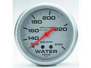 AUTO METER PRODUCTS A484632 SLV FACE LFG WATER TEMP