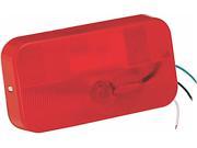Draw Tite Frames DRT34 92 001 TAILLIGHT SURFACE MOUNT 92 RED WITH WHITE BASE