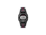 TIMEX TW4B08000JV Timex Expedition Mid Size Striped Watch Pink Gray