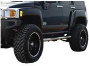 ARIES ARI204076 2 06 10 H3 4WD DOES NOT FIT WITH ROCKER BAR 3IN STAINLESS STEEL NERF BARS