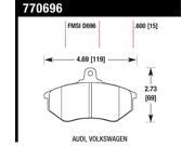 Hawk H27770696 OE REPLACEMENT BRAKE PAD Hawk H27770696 OE REPLACEMENT BRAKE PAD