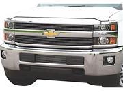 CARRIAGE WORKS CWG47401 15 16 SILVERADO 2500 3500 NO CUT REPLACEMENT BUMPER GRILLE BRUSHED
