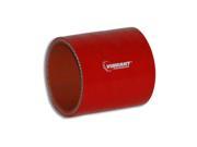 VIBRANT V322700R 4 Ply Silicone Hose Coupling universal; 1 diameter; 3 length; red