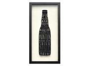 STRATTON HOME DECOR SHD0263 Stratton Home Decor Types of Beer Shadowbox Wall Art