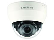 SAMSUNG QND 7080R 4MP Indoor Dome Network Camera Triple Codec H.265 H.264 MJPEG Wisestream 2.8 ~ 12.0mm Motorized Varifocal Lens IR PoE 12VDC 120dB True W