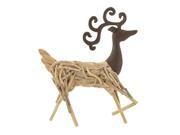 Wd Mtl Deer 18 Inches Width 23 Inches Height