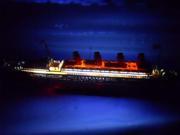 HANDCRAFTED MODEL SHIPS Lusitania30 LED RMS Lusitania Limited Model Cruise Ship with LED Lights 30