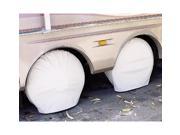 RV Ultra Guard 2pk Bus Tire Cover Motorhome Trailer Cover 42 44 White