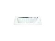AP Products Floor Register w o Damper 4 X 10 White 013 633