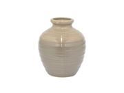 BENZARA HRT 53576 Benzara 8 Brown Ceramic Vase