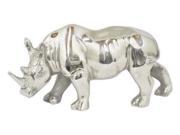 BENZARA HRT 66860 Benzara 12.5 Silver decorative Rhino