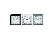 BENZARA 92271 Metal Table Clock 3 Assorted 8 W 8 H