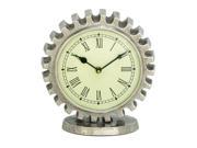 BENZARA 68957 Aluminiumn Table Clock 8 W 8 H