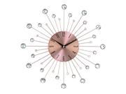 BENZARA 85517 Metal Copper Wall Clock 15 D