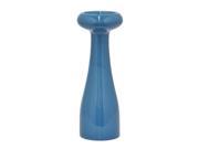 BENZARA HRT 41406 Benzara 12.25 Blue Ceramic Candle Holder