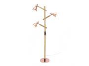 BENZARA 50560 Stunning Wood Metal Floor Lamp