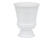 BENZARA HRT 62968 Benzara 62968 8 White Ceramic Planter