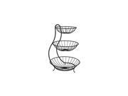 SPECTRUM DIVERSIFIED DESIGNS 81810 Yumi 3Tier Basket Black