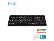 IKBC K6D75S411002 ikbc F108 RGB Double Shot PBT Mechanical Gaming Keyboard w Cherry MX Brown SwitchesBlack