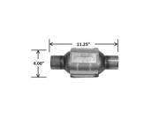 AP EXHAUST PRODUCTS APE750006 CATALYTIC CONVERTER UNIVERSAL OBDII CALIFORNIA 1