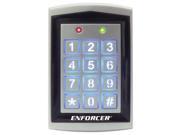 SECO LARM SK 1323 SPQ Sealed Housing Outdoor Stand Alone Keypad with Built In Proximity Reader 125kHz . Weatherproof IP65 backlit keys 1 010 user codes 2~