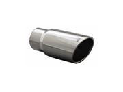 AP EXHAUST PRODUCTS APETK5012SRB TIP ROLLED ANGLE CUT STAINLESS SILVERLINE LOGO