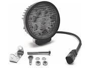 SOUTHERN TRUCK STL79912 4.5IN 27W ROUND LED LIGHT FLOOD DT HARNESS 79900 2 160 LUMENS EACH