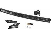 SOUTHERN TRUCK STL79002 50IN CURVED DBL ROW BLACK COMBO CREE 3W LIGHT BAR 288W W HARN SWITCH BRKT H