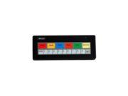 BEMATECH KB1700U DP BK PROGRAMMABLE BUMPBAR USB WITH CUSTOMIZED LEGEND SHEET DP AND BUTTON PROGRAMMING TEMPLATE BLACK