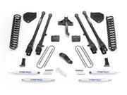 FABTECH MOTORSPORTS FABK2216 Kit 2017 FORD F250 350 4WD 4IN 4LINK SYS W COILS and PERF SHKS