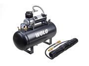 Wolo WOL860 TORNADO TANK and COMPRESSOR HD HIGH-PRESSURE COMPRESSOR 3.5 CFM and 5 GALLON TANK Wolo WOL860 TORNADO TANK and COMPRESSOR HD HIGH-PRESSURE COMPRESSOR 3.5 CFM and 5 GALLON TANK