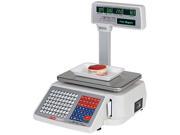 CARDNINJA DL1060P DETECTO SCALES PRICE COMPUTING LABEL PRINTING SCALE DL SERIES WITH POLE DISPLAY 60LB CAPACITY WITH POLE DISPLAY INCLUDES SOFTWARE UTILITY