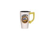 SPOONTIQUES 12468 ARMY TRAVEL MUG