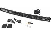 SOUTHERN TRUCK STL79010 54IN CURVED DBL ROW BLACK COMBO CREE 3W LIGHT BAR 312W W HARN SWITCH BRKT H